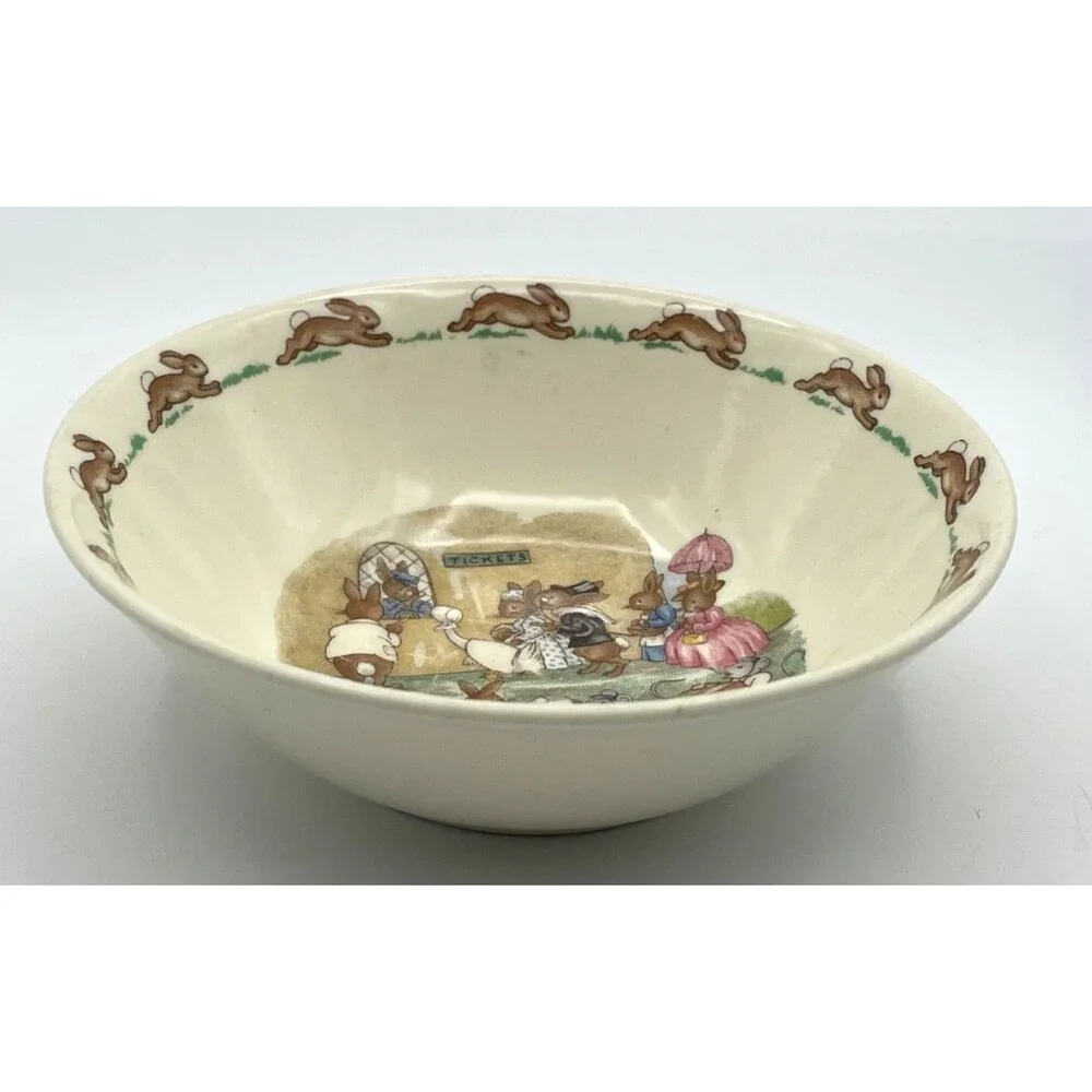 Bunnykins Royal Doulton China Child's Cereal Bowl 